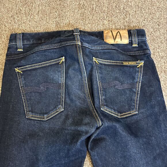 Nudie Jeans Lean Dean Vintage Mens Denim Pants Jeans Size 32x31.5 - Picture 7 of 13